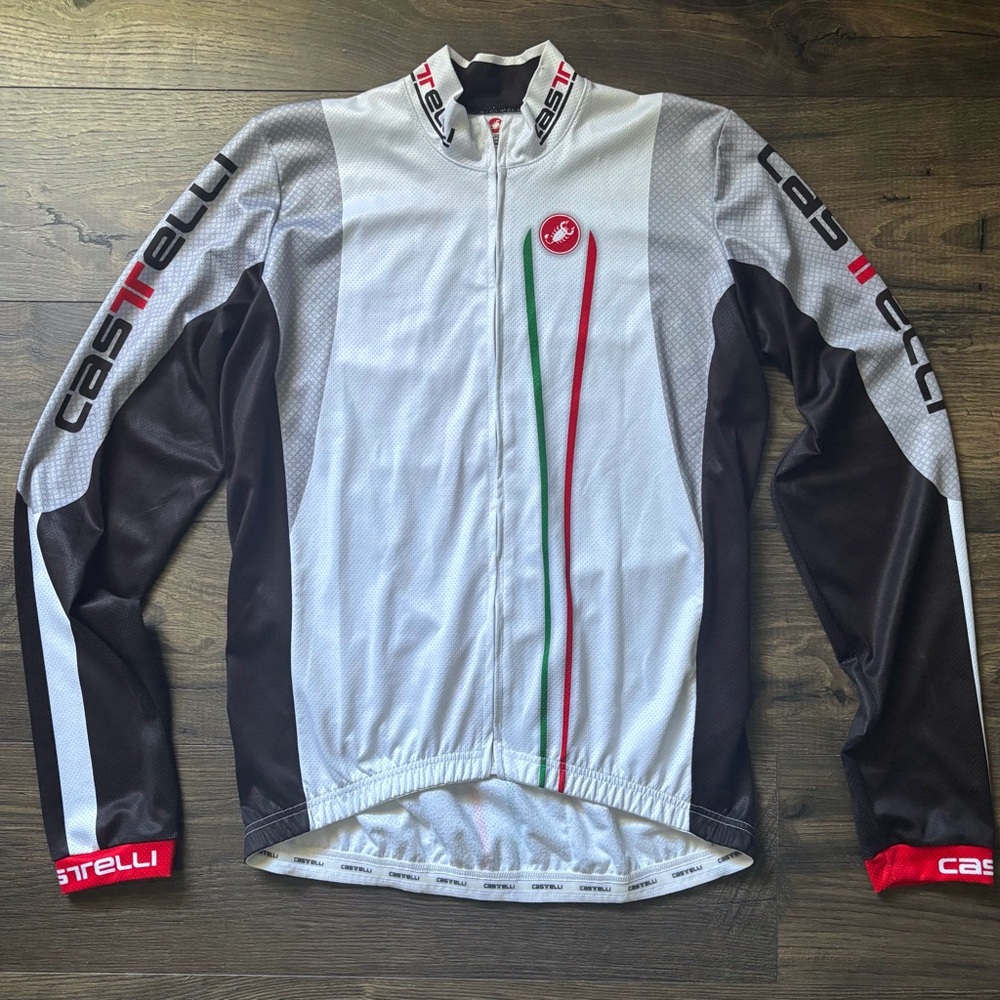 Castelli long-sleeve full-zip cycling jersey - Mens XXL